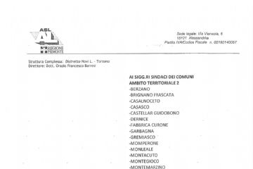 Comunicazione dell&#39;ASL-AL in merito ai &quot;Pazienti Orfani&quot;